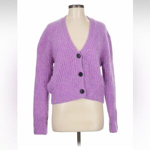 & Other Stories Lavender Cardigan Sweater